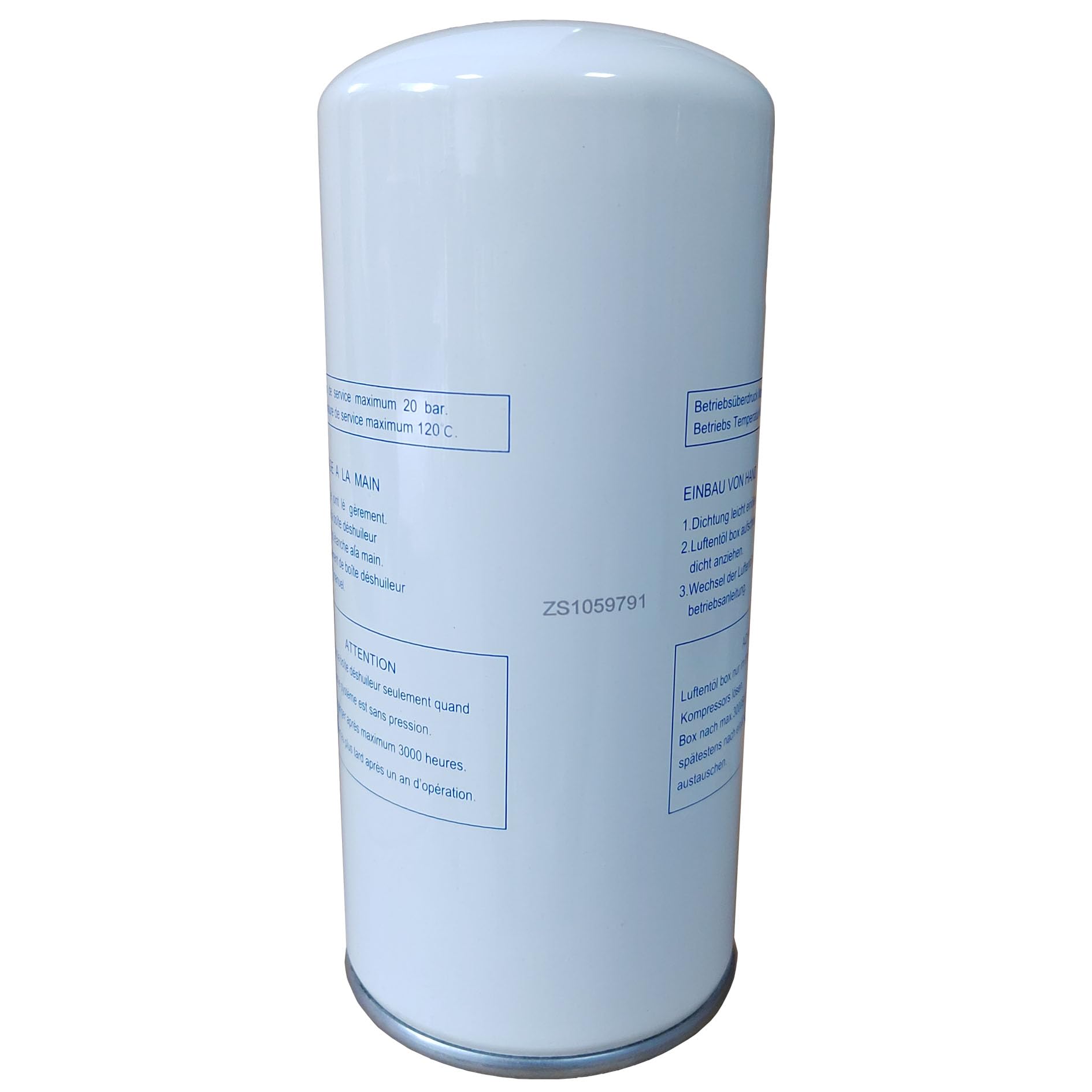 ZS1059791 Oil Separator Filter - Compatible with Air Compressor Maintenance & Replacement | Perfect for Industrial & Home Workshop Use