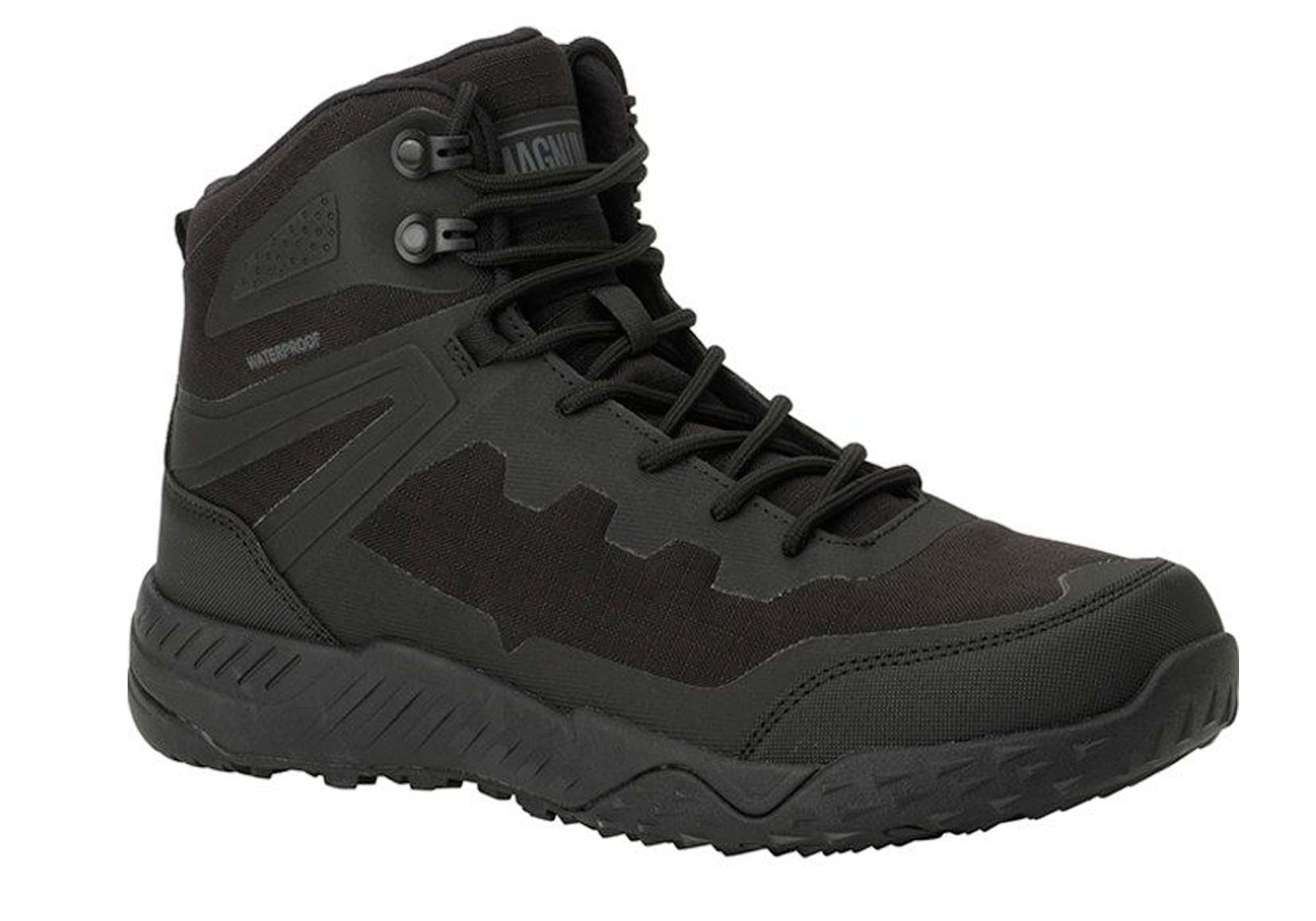 Magnum Men's Comfortable Mid WP Boxer Boots with Lace-Up Design - Perfect for Hiking, Work & Outdoor Adventures