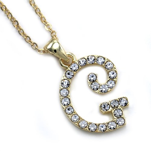 Elegant Initial Letter G Necklace - Sterling Silver Pendant Charm for Women - Perfect Gift for Birthday, Anniversary & Valentine's Day - Ideal for Everyday Wear & Special Occasions