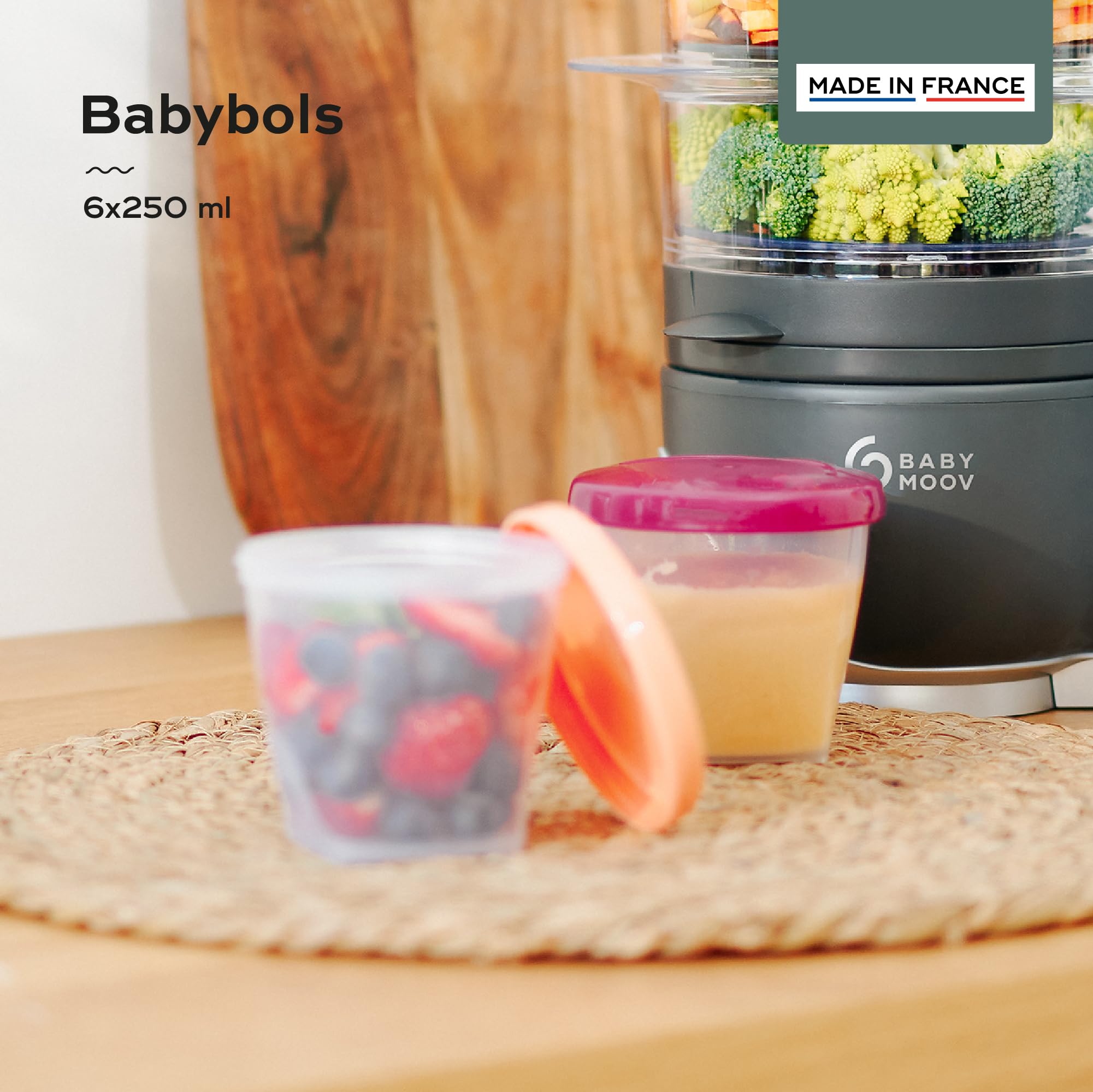 Babymoov BPA-Free Leak Proof Food Storage Bowls with Lids - Airtight Baby Food & Snack Containers for Toddlers | Perfect for Home, Travel & Daycare (Choose Your Set Size)