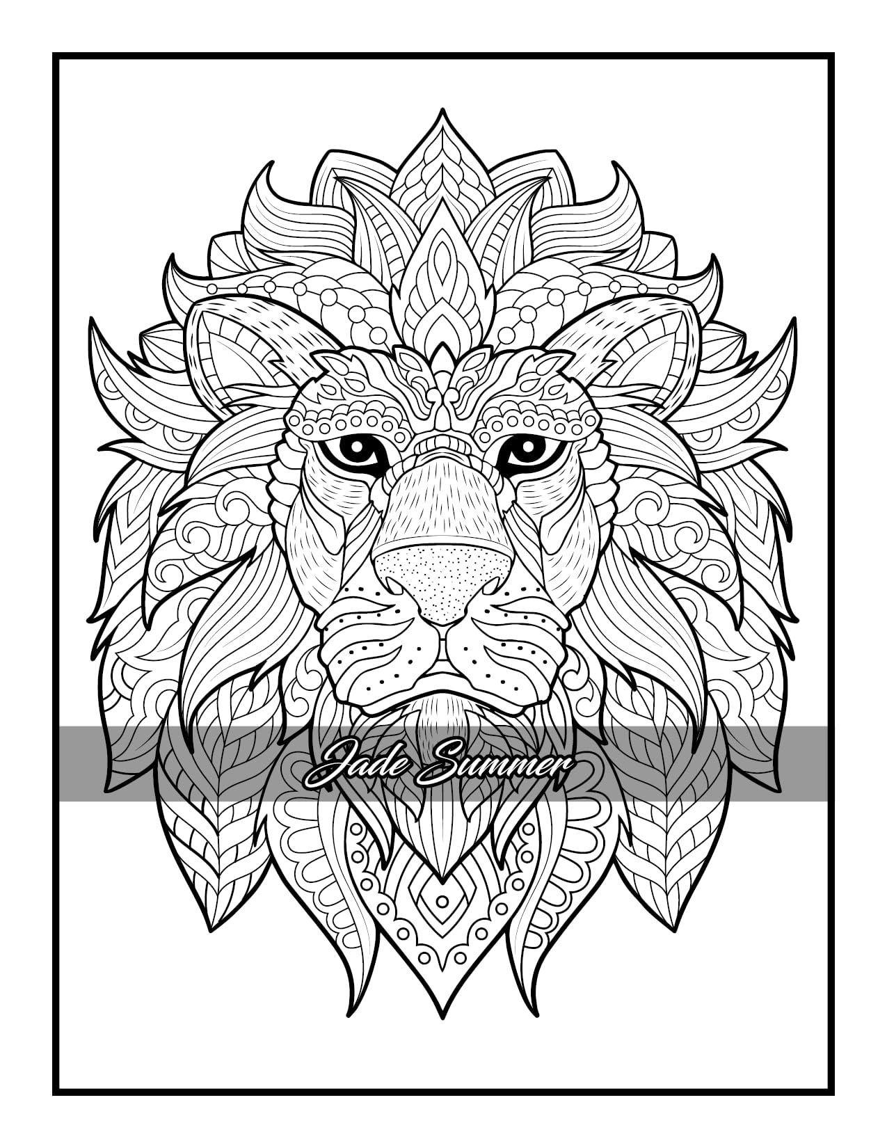 100 Animals Adult Coloring Book - Lions, Elephants, Owls, Horses, Dogs, Cats & More | Stress Relief, Relaxation & Creative Art Therapy for Adults