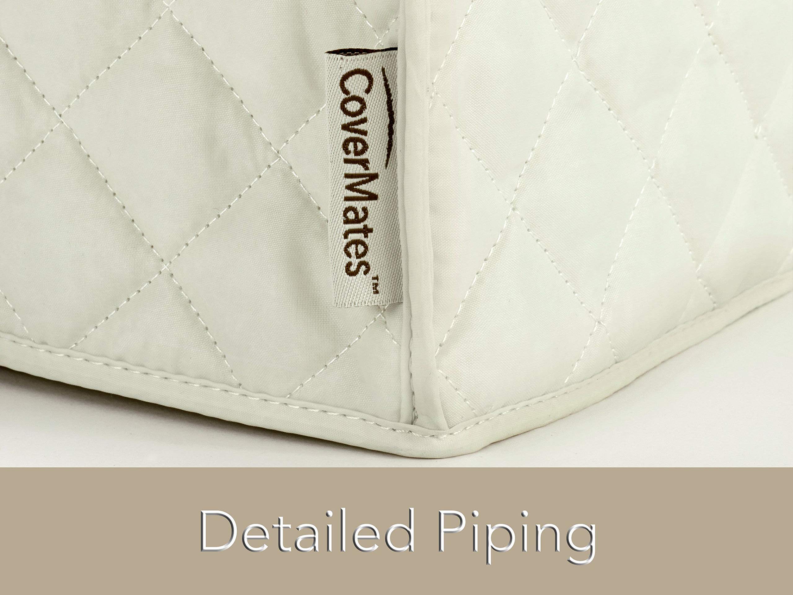 Pressure Cooker Cover - Dust Protection & Stain Resistant Washable Appliance Cover for Kitchen - Cream | Perfect for Instant Pot, Crock-Pot & Slow Cookers - Home & Kitchen Organization
