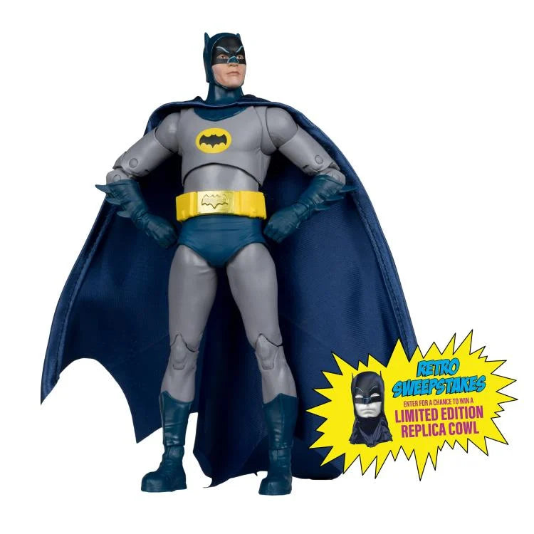 DC Multiverse Batman Classic TV Series 6-Inch Action Figure - Collectible Toy for Fans, Superhero Display & Gift for Batman Enthusiasts - Perfect for Home Decor, Office Display & Comic Conventions