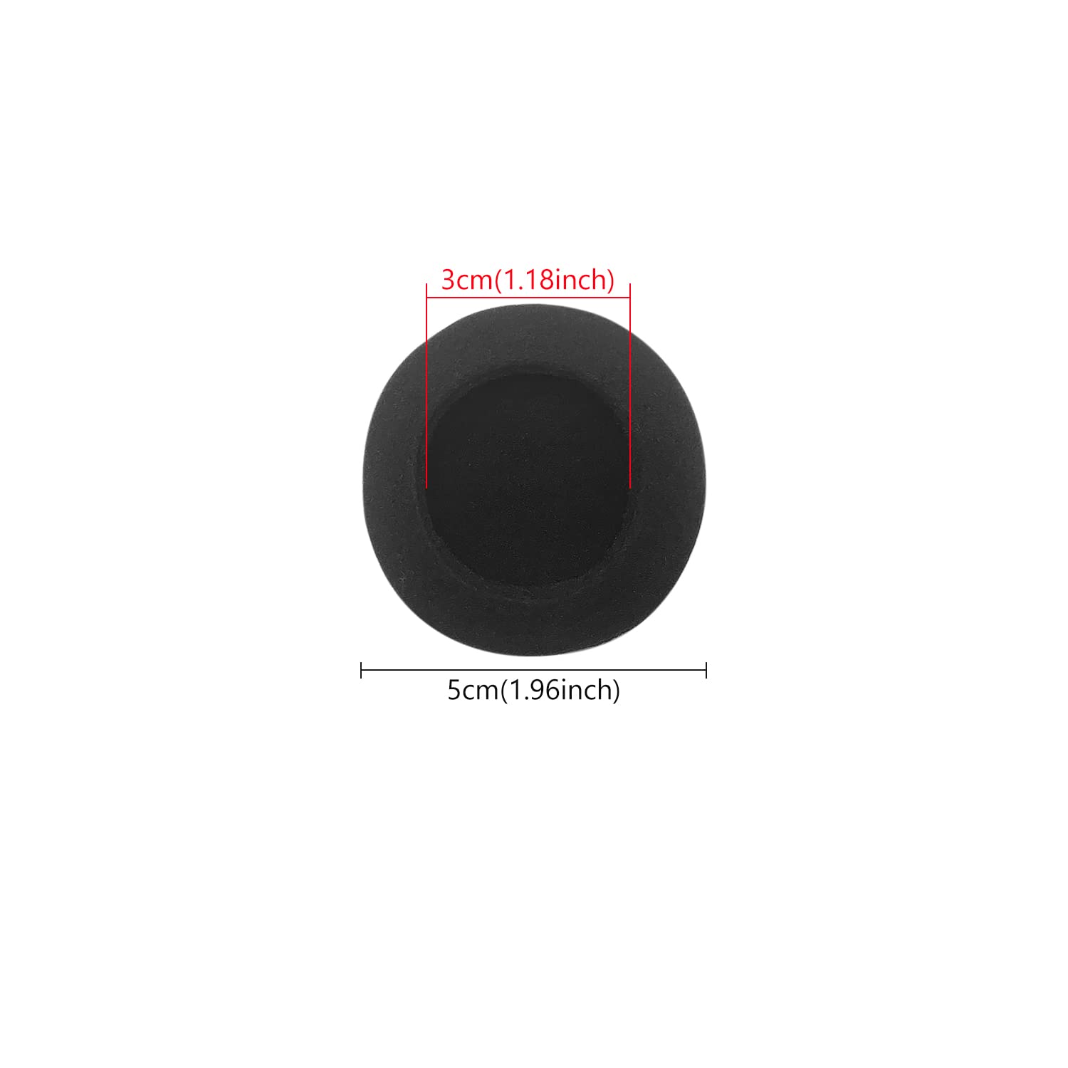CHEERYMAGIC Replacement Foam Ear Cushions for Office Headsets - Soft Breathable Earpads Compatible with Most Standard Size Telephone Headsets (A9HMEJT) - Perfect for Call Centers, Office Work & Long Wear Comfort