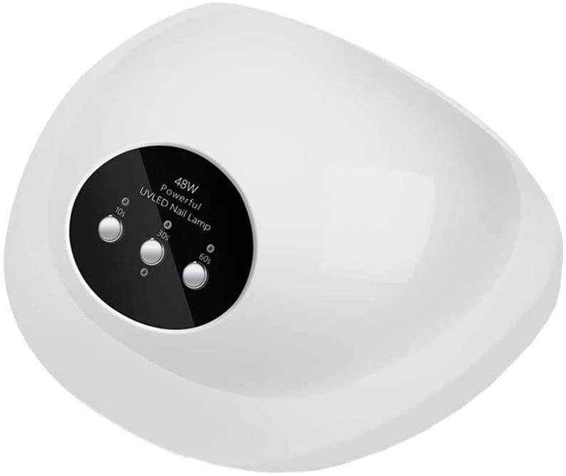 48W Professional LED Gel Nail Lamp with 3 Timer Settings - Fast Curing UV/LED Nail Dryer for Gel Polish, Manicures & Pedicures - Perfect for Salon, Home & DIY Nail Art (Ideal for Gel Polish Curing, Nail Extensions & Toe Nail Art)