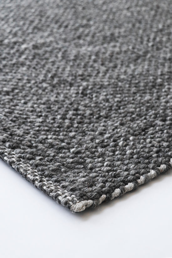 Premium Baya Nebraska Floor Rug - Soft & Durable Charcoal Gray Area Rug 200cm x 300cm (6.6ft x 9.8ft) for Living Room, Bedroom & Home Decor