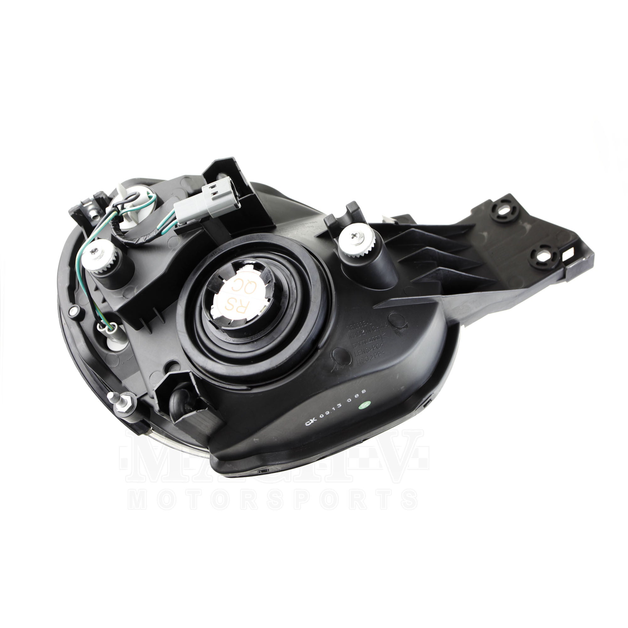 Spec D Replacement Headlamps for 2002-2003 Subaru Impreza WRX - High Performance LED Headlights with Black Housing - Perfect for Night Driving & Car Upgrades