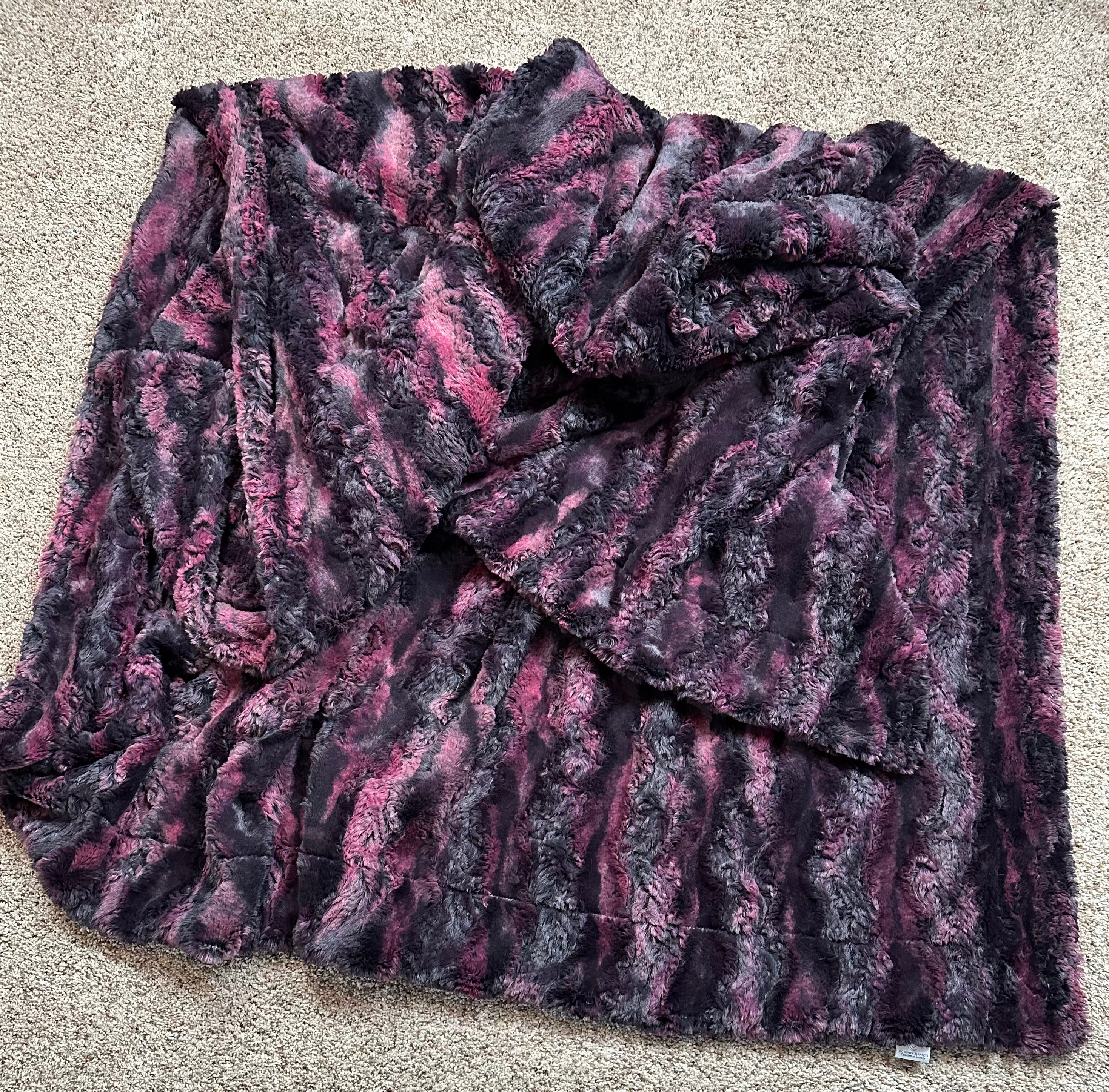 Premium Dragon Double Luxe X-Wide XL 60x86 30mm Minky Blanket - Ultra Soft & Cozy for Bed, Sofa, and Travel Comfort