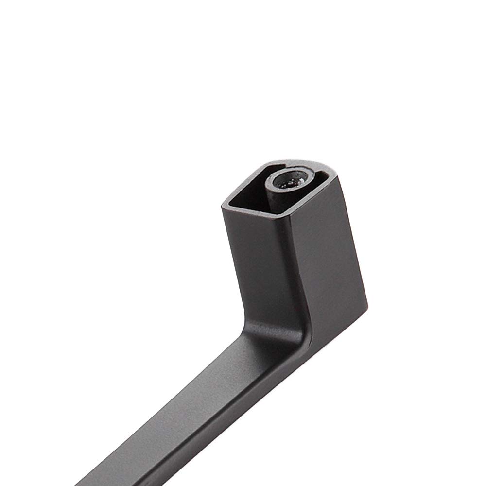2 Pack Black Long Cabinet Handles - 105mm Contemporary Pulls for Drawers & Cabinets - Modern Hardware Knobs for Kitchen, Bathroom & Furniture (L 105mm)