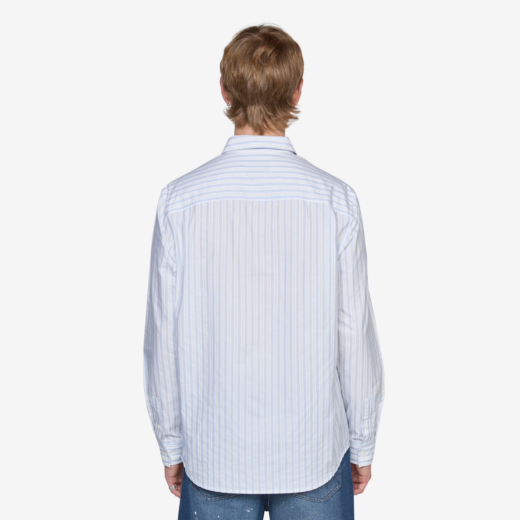 Edouard Embroidered Shirt Pale Green - Elegant Casual Wear for Men | Perfect for Office, Date Night & Special Occasions