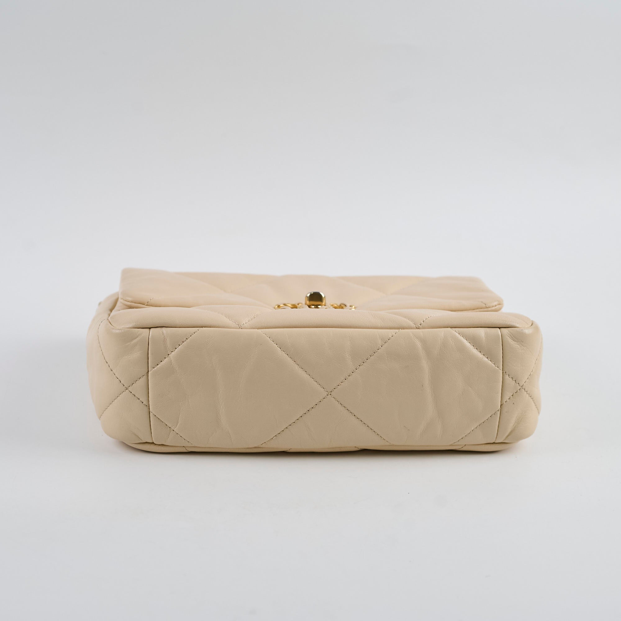 Chanel 19 Small Beige 30 Series Handbag - Luxury Designer Crossbody Bag for Women | Perfect for Date Night, Office & Special Occasions