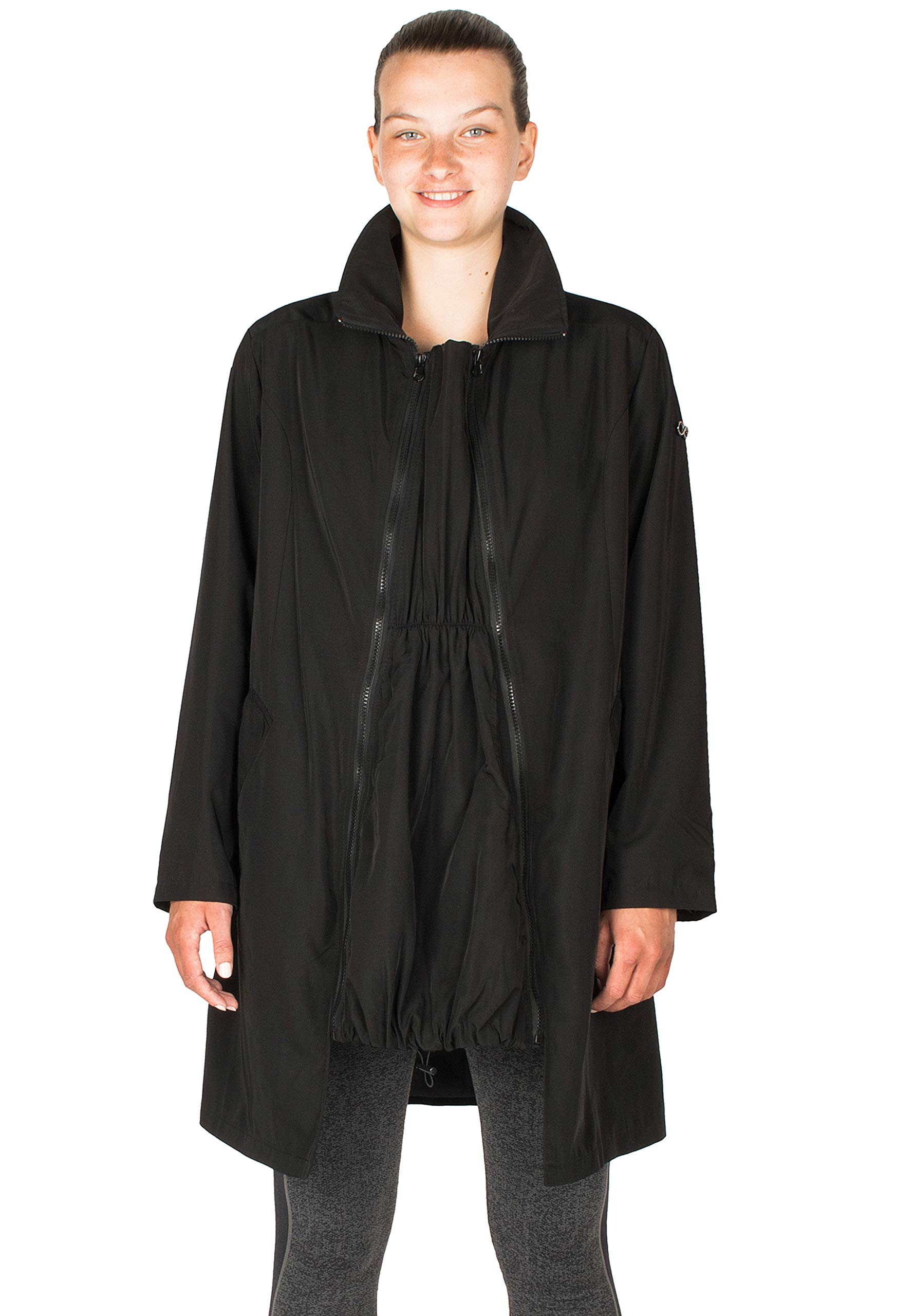 Maternity Twill Trench Coat with 3-in-1 Technology | Avelynne | Perfect for Pregnancy and Postpartum Style