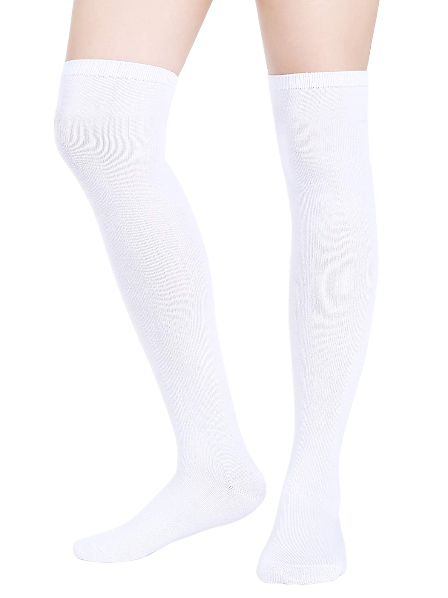SATINIOR Women's Knee High Socks - Halloween Cosplay Stockings for Party, Costume, Anime, Gothic Lolita Fashion - Perfect for Halloween, Cosplay Events & Themed Parties