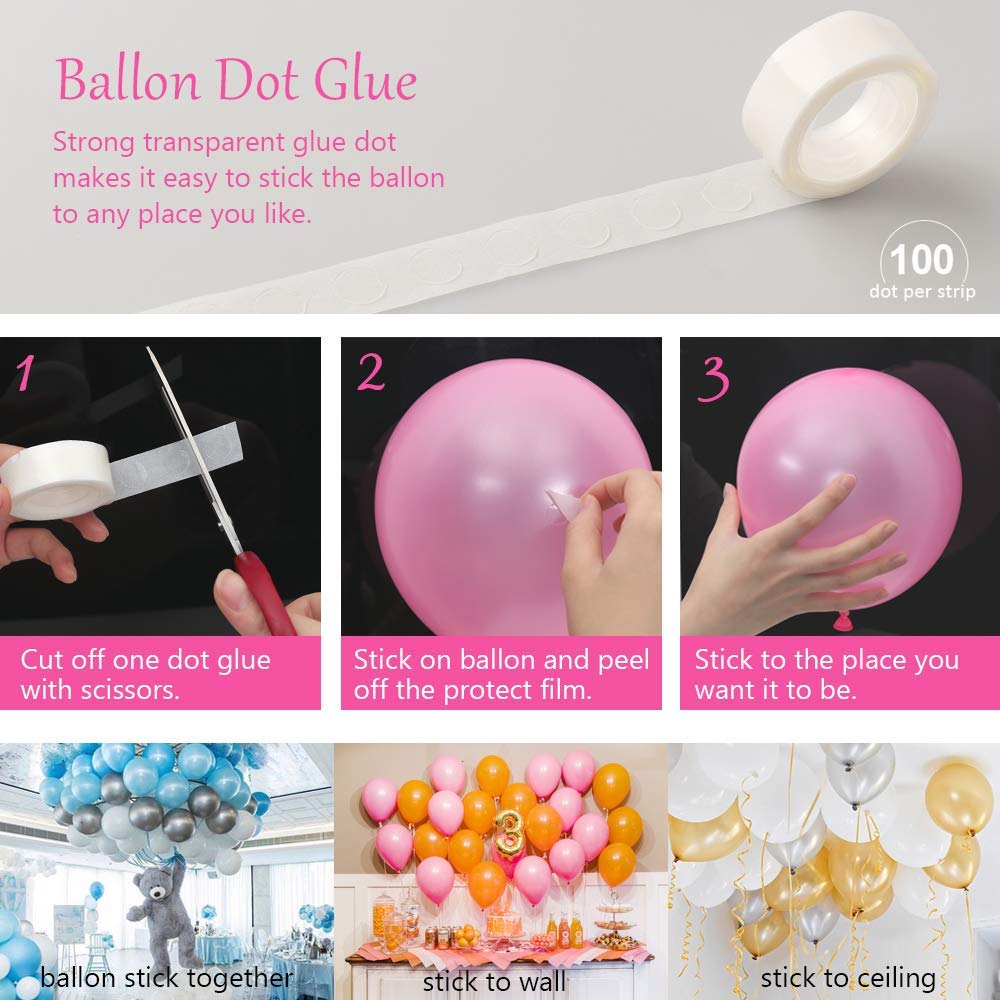 Royal Baby Shower Balloon Arch & Garland Kit - 70 pcs 12