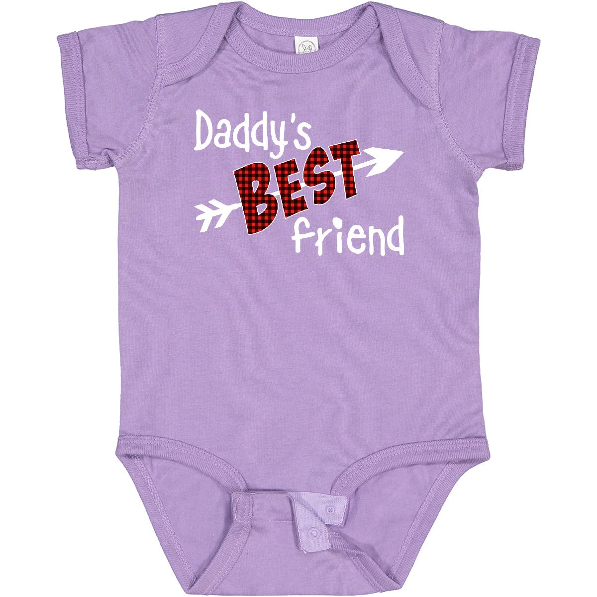 Inktastic Daddy's Best Friend Arrow & Plaid Letters Baby Bodysuit - Perfect for Family Gatherings & Photo Shoots
