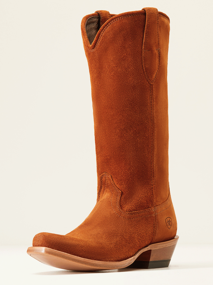 Ariat 10047001 Women's Memphis Western Boot in Penny Roughout - Perfect for Country Dancing, Rodeos & Western Fashion