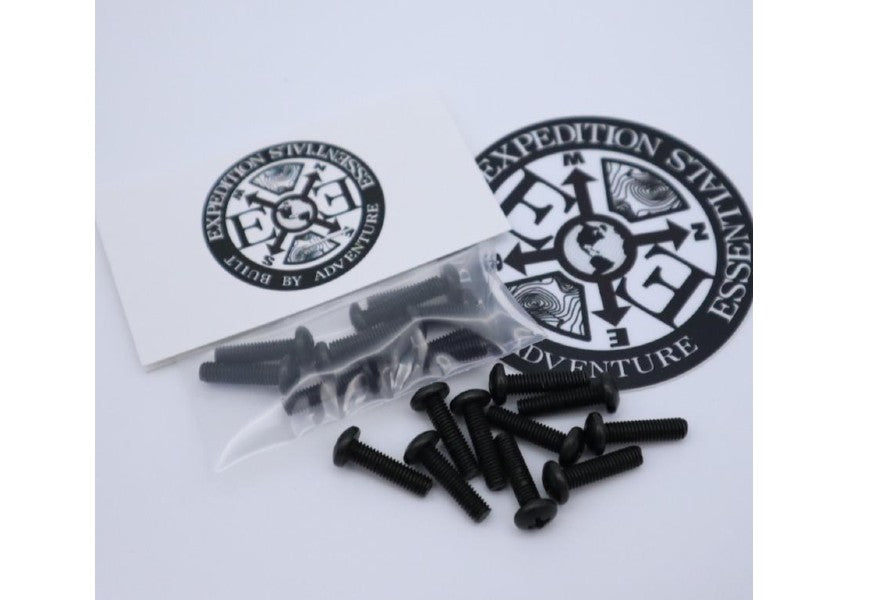 Expedition Essentials 10/32 1/2in Hardware Pack for Powered Accessory Mounts - Durable Screws & Bolts Kit for Off-Road Vehicles, ATV & Truck Accessories Installation