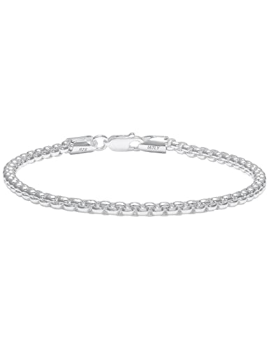 3mm Silver Box Bracelet