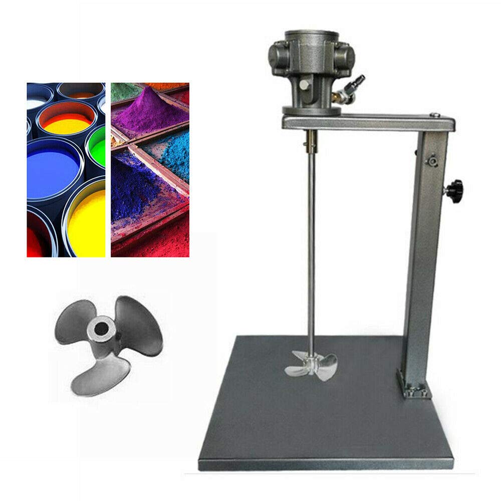 5 Gallon (20L) Vertical Pneumatic Paint Mixer Machine - Heavy Duty Paint & Ink Mixing Tool with Vertical Shaft - Perfect for Automotive, Industrial & DIY Paint Projects