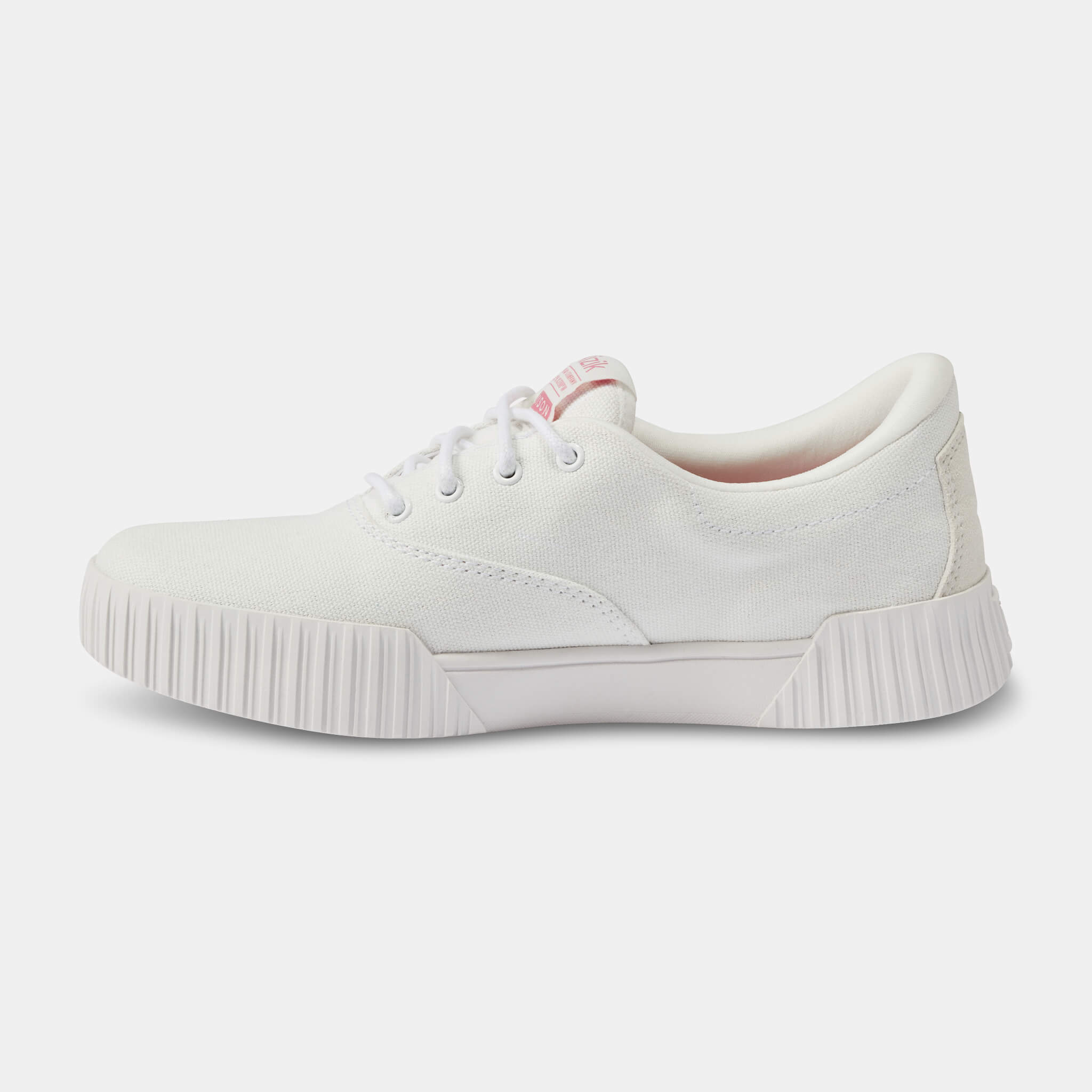 Women's Madison Sneakers - Bright White & Wild Rose Colorblock - Comfortable Casual Shoes for Walking, Running & Everyday Wear