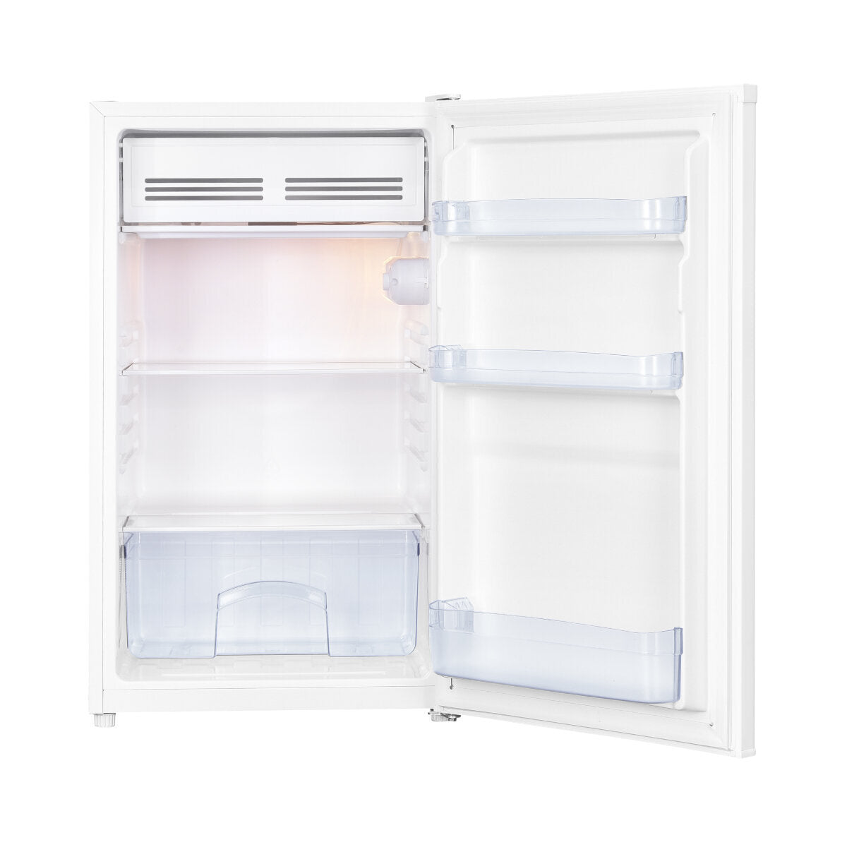 TCL 121L Mini Bar Fridge F122SDW - Compact Refrigerator for Bedroom, Office, Dorm & Small Spaces - Energy Efficient Beverage Cooler for Drinks, Snacks & Beauty Products