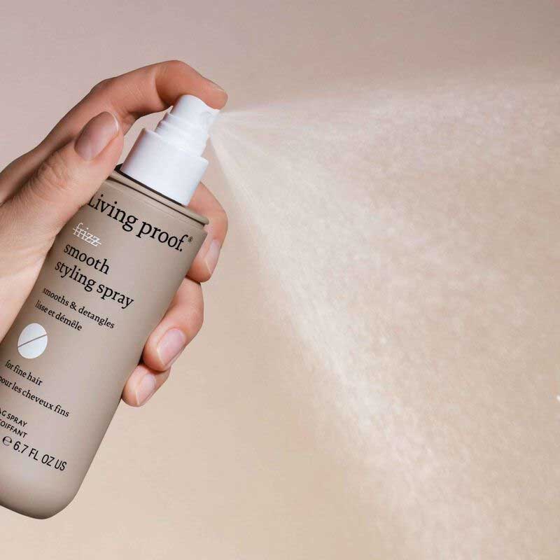Living Proof No Frizz Smooth Styling Spray - Anti-Frizz Hair Treatment for Smooth, Shiny Hair - Perfect for Daily Styling & Heat Protection