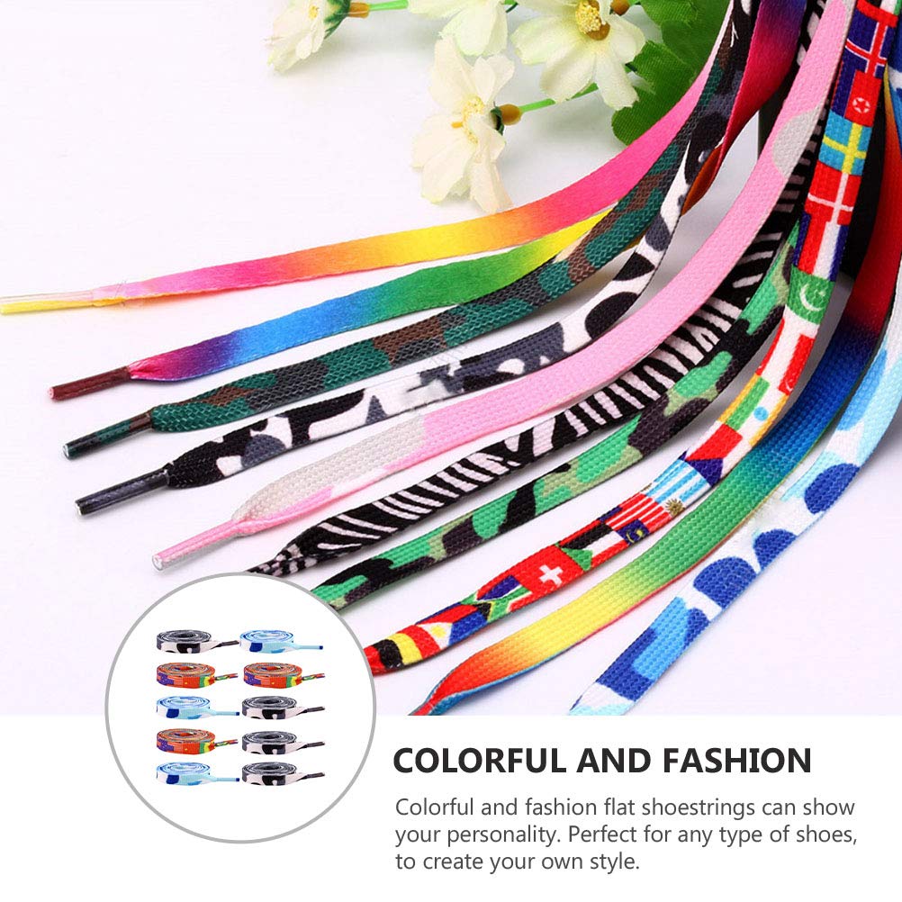 20pcs Elastic Shoelaces for Sports Shoes - No Tie Stretch Laces for Kids & Adults - Durable Polyester Shoe Accessories - Perfect for Running, Walking, Gym & Everyday Use