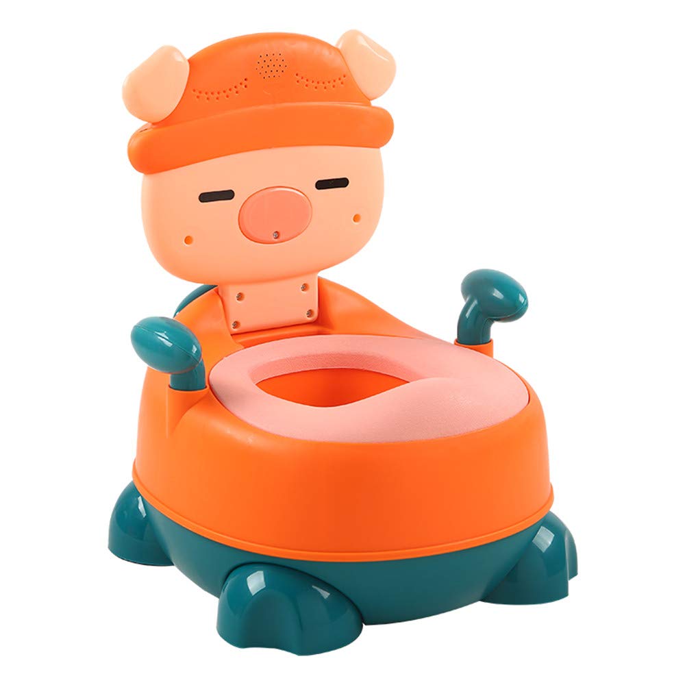 **Foldable Baby Potty Training Toilet for Boys & Girls - Portable Toddler Urinal with Comfortable Backrest - Ideal for Home, Travel & Daycare Use**
