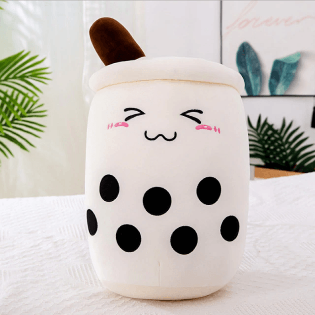 Boba Buddies Bubble Tea Plush Toy - Cute Kawaii Boba Drink Stuffed Animal for Kids & Adults - Perfect for Anime Lovers, Room Decor, and Bubble Tea Enthusiasts