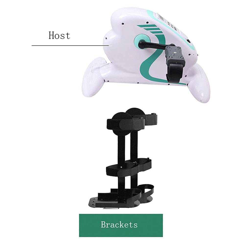 Electric Pedal Exerciser with Leg Support - Portable Mini Exercise Bike for Hand, Arm, Knee & Leg Rehabilitation - Ideal for Home Physical Therapy, Seniors & Disabled Users - Compact Fitness Equipment for Recovery & Mobility Training