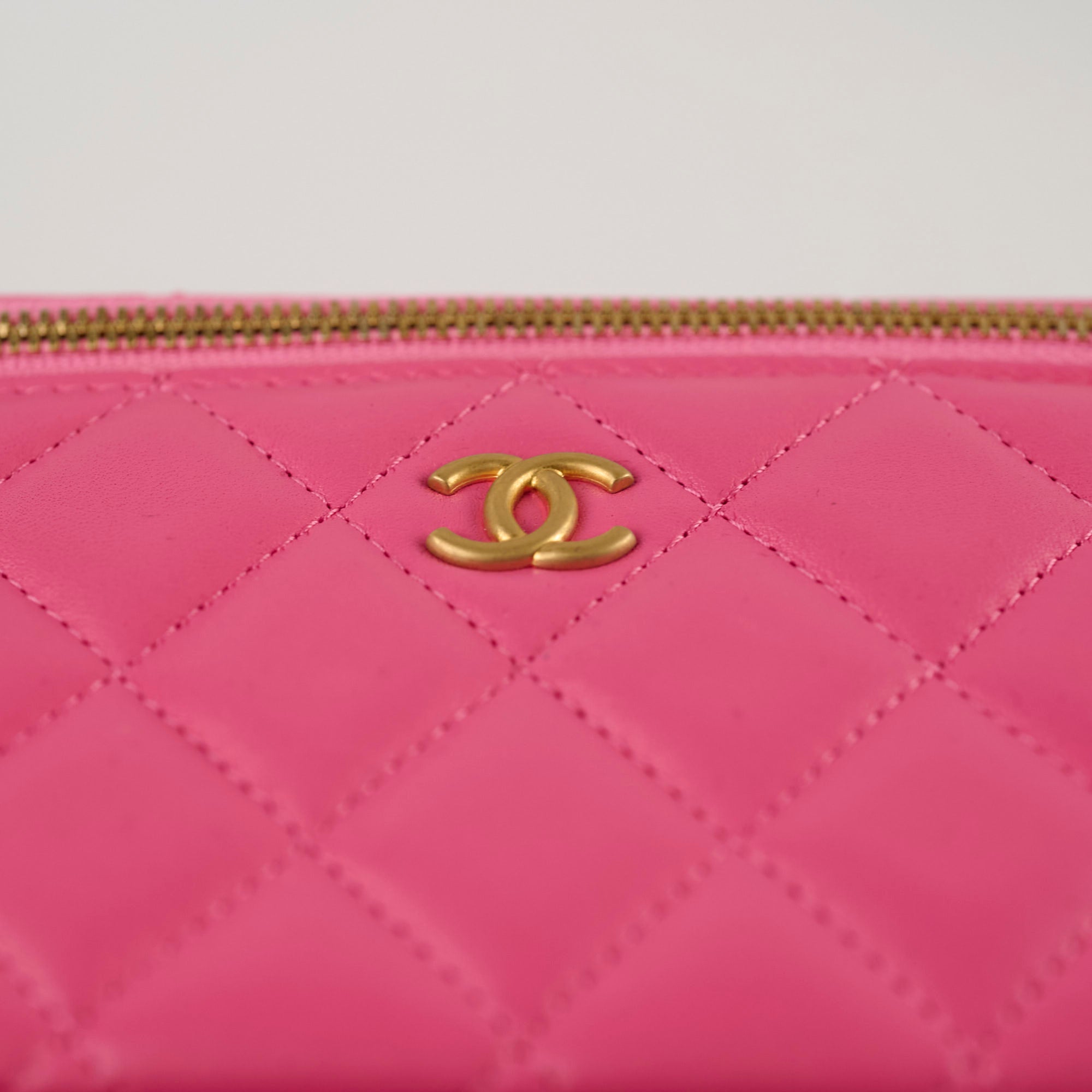 Chanel Pink Vanity Case with Coco Chain - Authentic Luxury Crossbody Bag with Microchip for Women | Perfect for Parties, Date Nights & Special Occasions