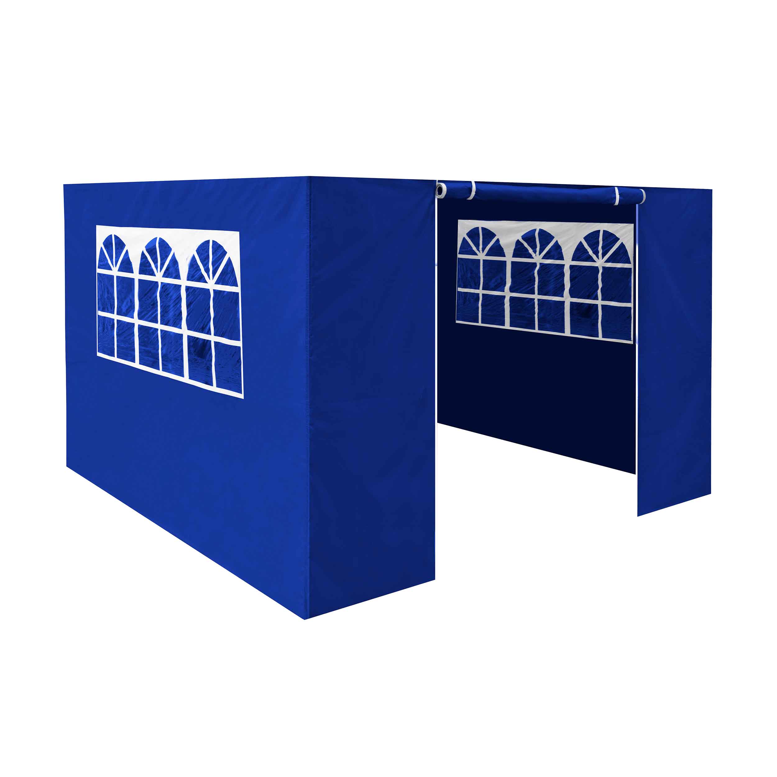Premium Gazebo Side Walls, Doors & Windows - Fits 2x2m Gazebos, Waterproof & UV Resistant (Blue, Model DG143) - Perfect for Outdoor Parties, Camping & Backyard Events