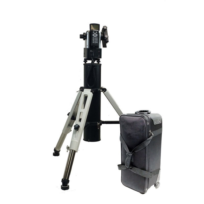 iOptron AZ Mount Pro Telescope Tripod with Tri Pier & Rolling Carry Case - Portable Altazimuth Mount for Astronomy, Stargazing, and Astrophotography - Perfect for Backyard Observation and Travel Use