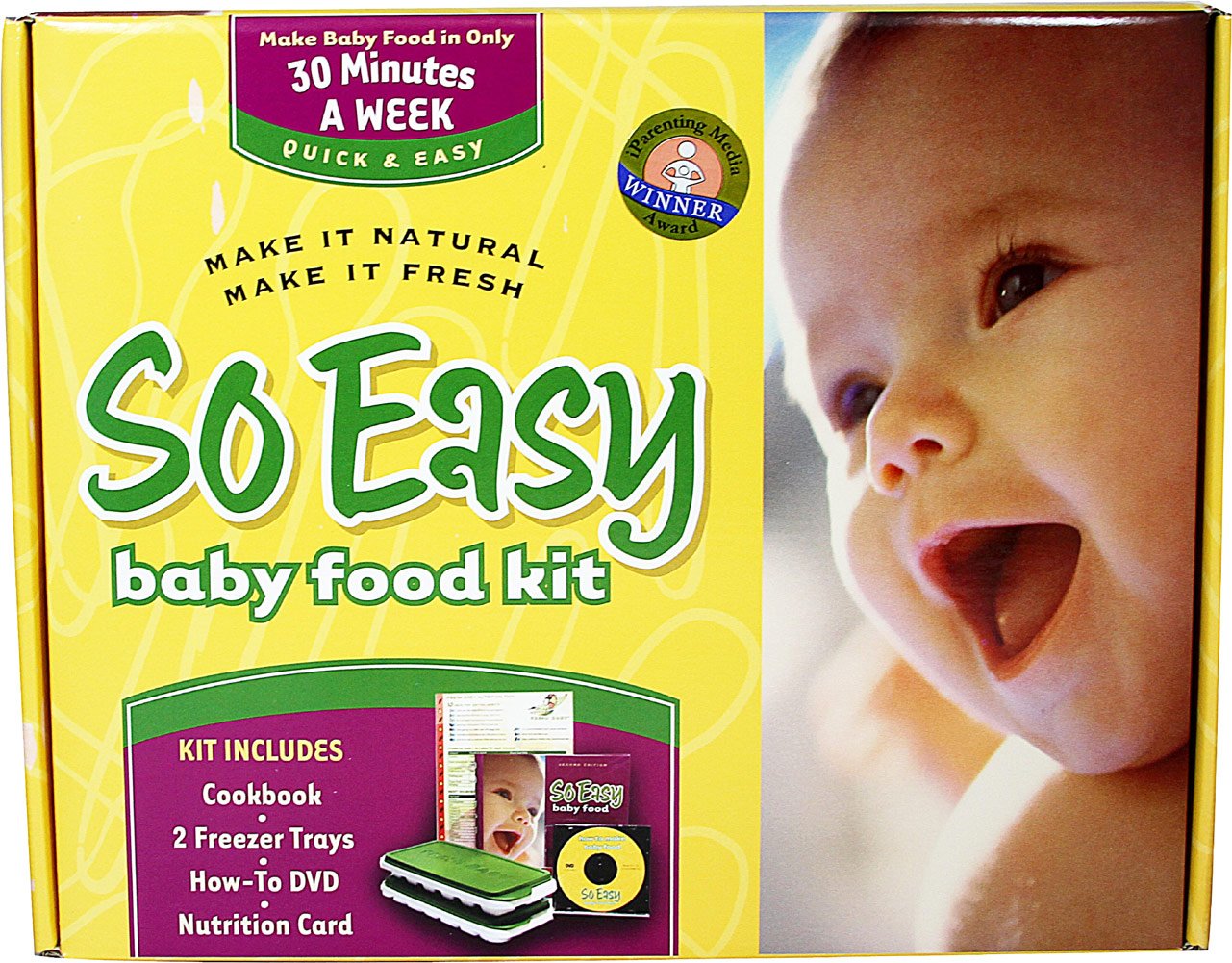 Fresh Baby LLC So Easy Baby Food Kit - 1 Piece | Homemade Baby Food Maker & Storage Containers for Healthy Infant Meals | Perfect for Travel, Daycare & On-the-Go Parents