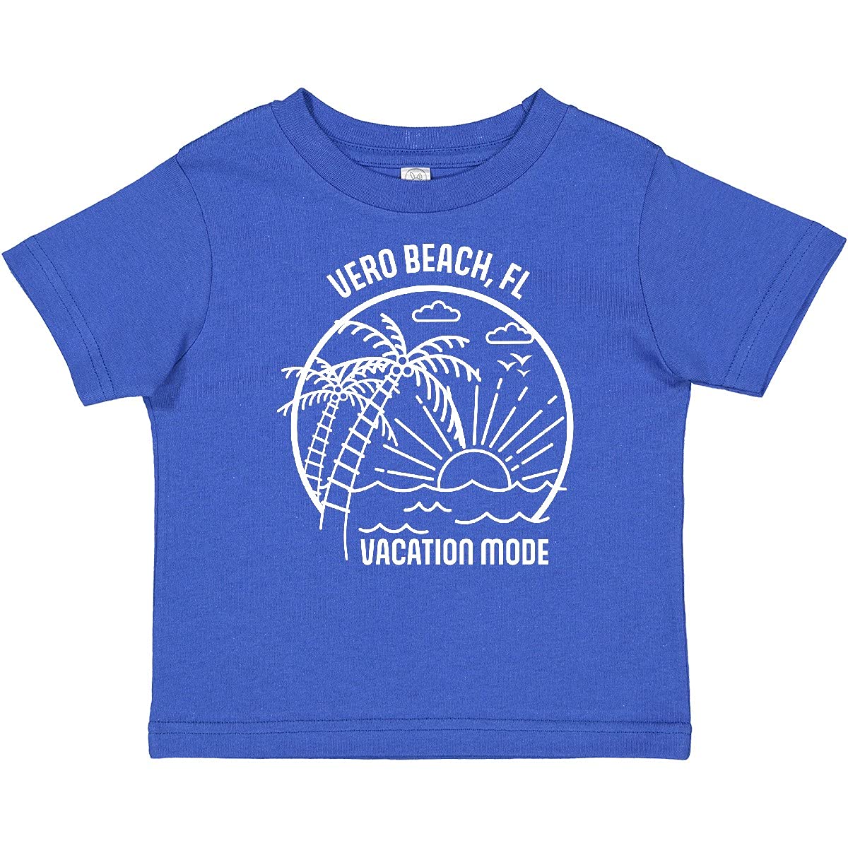 Inktastic Summer Vacation Mode Vero Beach Florida Baby T-Shirt - Cute Florida Vacation Outfit for Infants & Toddlers - Perfect for Beach Trips, Family Photos & Summer Adventures
