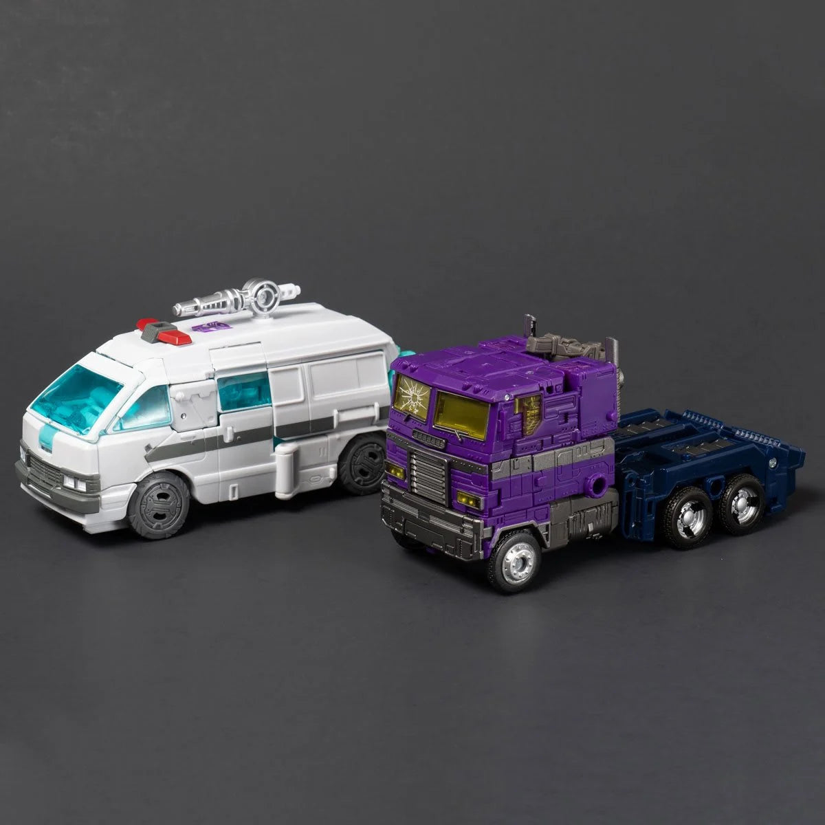 Transformers Generations Selects Shattered Glass Optimus Prime & Ratchet 2-Pack Action Figure Set - Collectible Robot Toys for Adults & Kids - Perfect for Display, Gifts, and Role-Playing Games