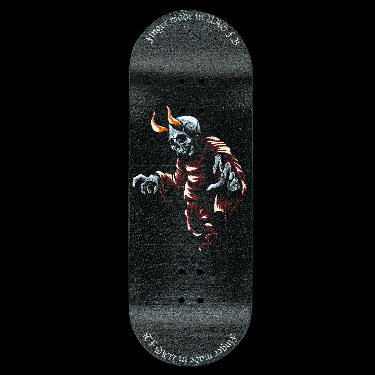 UAG Fingerboard Deck - Glim Reaper Design | Professional Finger Skateboard for Tricks & Stunts | Perfect for Skateboard Enthusiasts & Collectors | Indoor & Outdoor Use