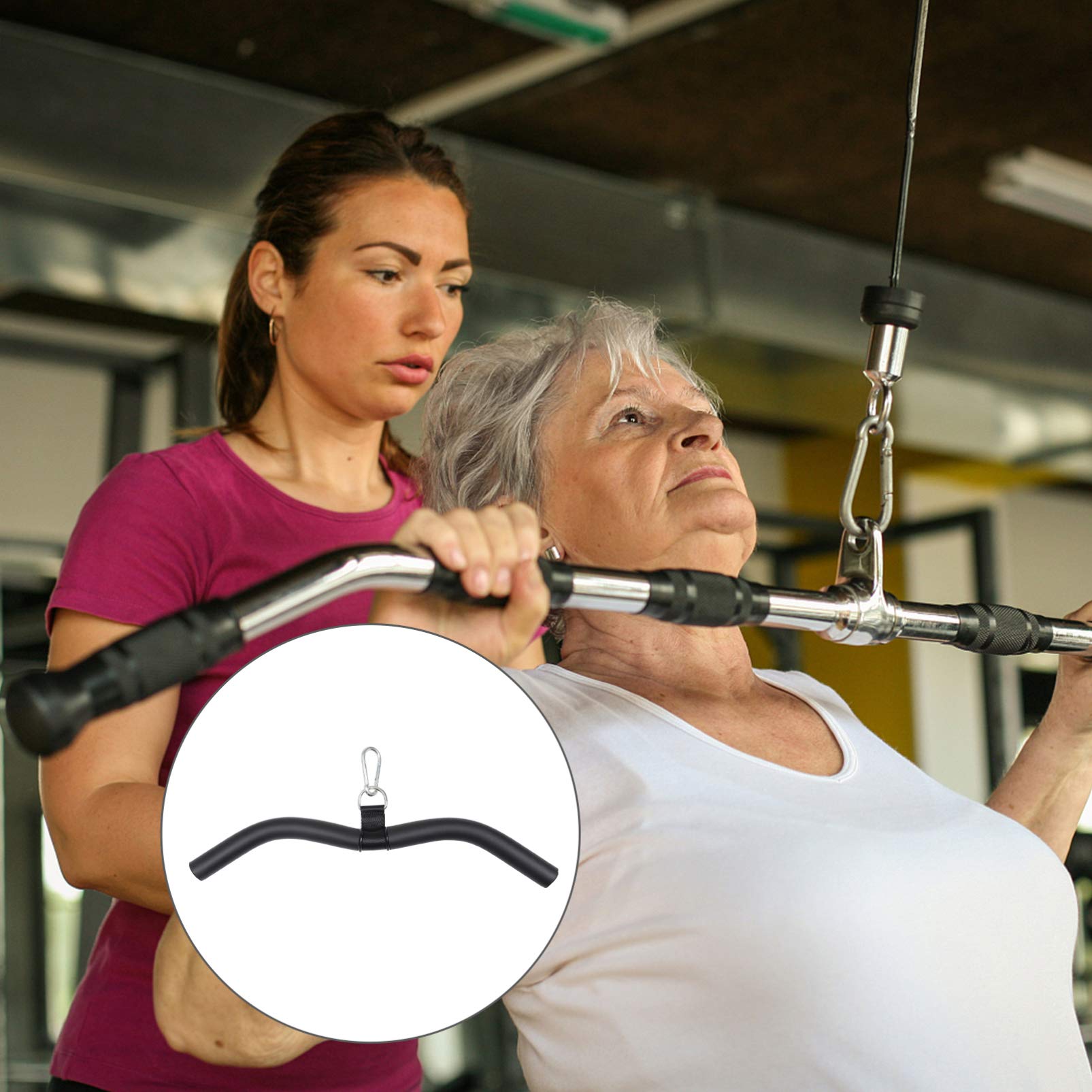 BESPORTBLE Resistance Bands with Bicep Bar - Home Gym Workout Equipment Set for Strength Training, Arm Curls & Full Body Exercises | Perfect for Home Fitness, Weight Training & Muscle Building