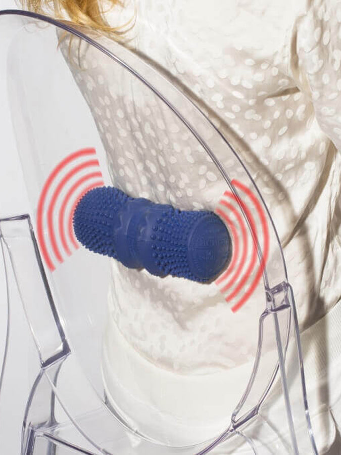Dr. Cohen's AcuBack Heatable Massage Roller for Back Pain Relief - Electric Heating Deep Tissue Massager for Neck, Shoulder & Muscle Relaxation - Perfect for Home, Office & Post-Workout Recovery