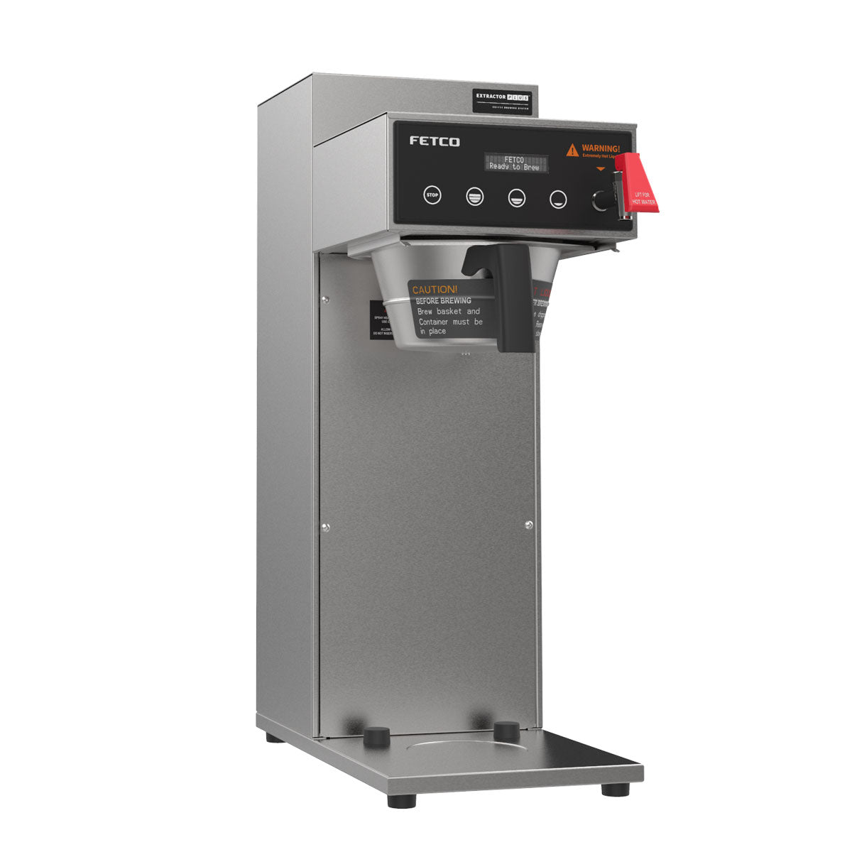 Fetco CBS 1221 Plus Series Single Station Airpot Coffee Brewer 120V - Commercial Coffee Machine for Offices, Cafes & Restaurants - Fast Brewing & Hot Water Dispenser
