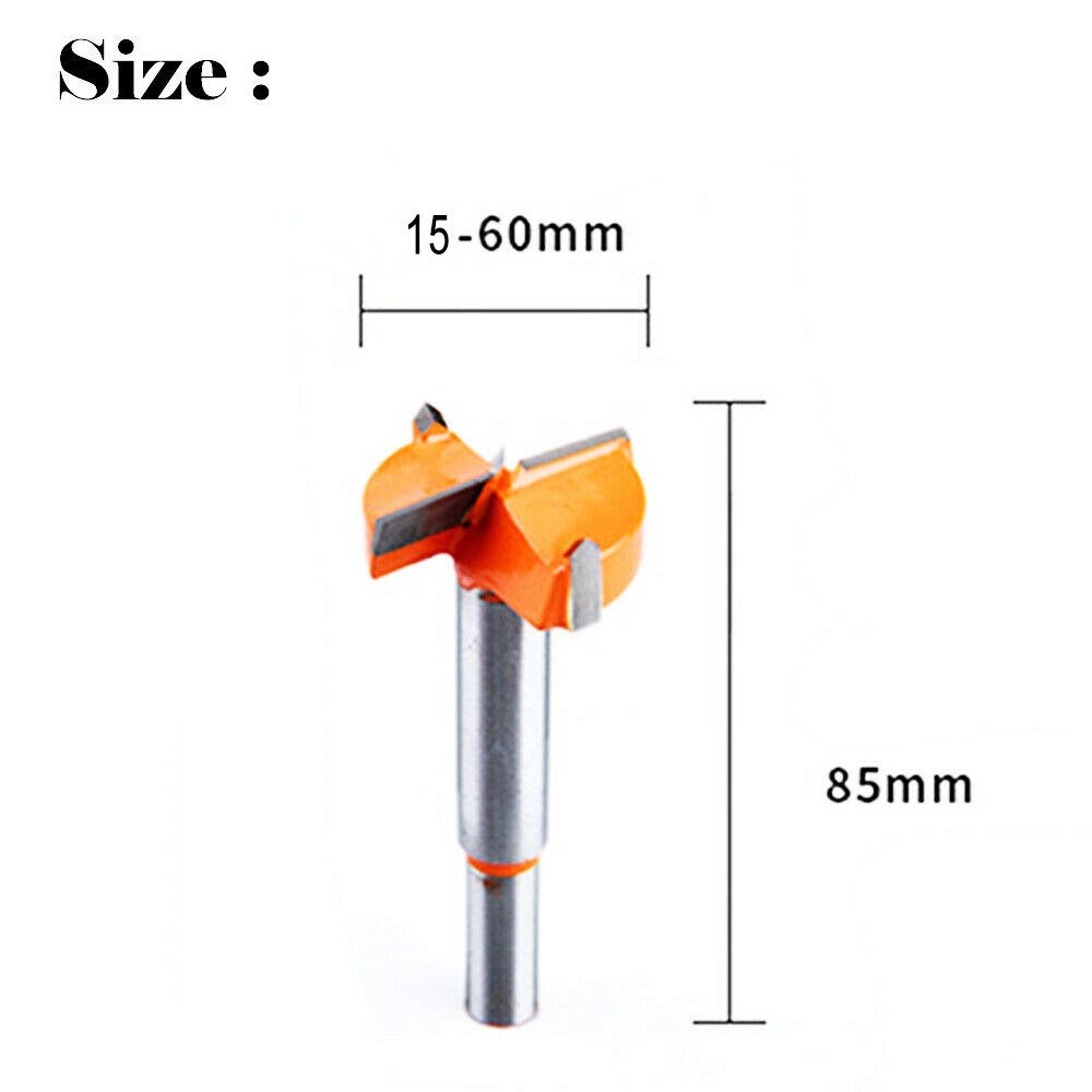 16mm Hinge Boring Drill Bit - Premium Alloy Forstner Drill Bit for Wood, Plastic & Plywood - Perfect for Cabinet Hinges, Door Installation & Woodworking Projects