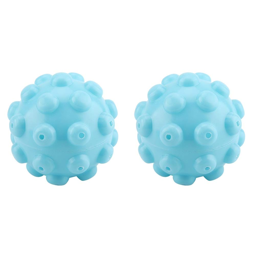 Eco-Friendly Reusable Laundry Washing Balls (2-Pack) - PVC Dryer Balls for Softening Clothes & Reducing Static | Perfect for Energy-Efficient Laundry & Sustainable Fabric Care