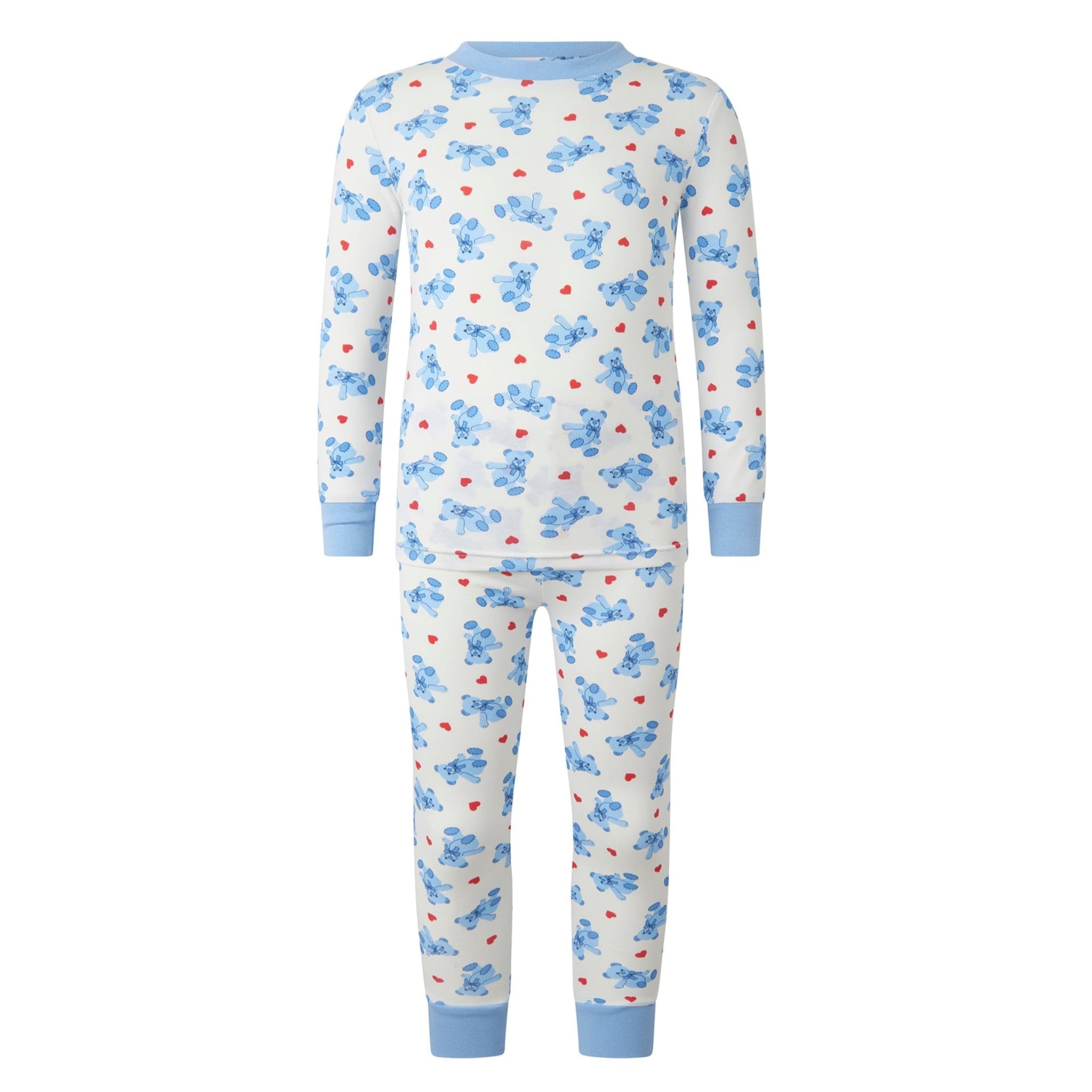 Bear Hearts Pajamas for Women - Soft & Cozy Sleepwear Set, Cute Animal Print Pajama with Shorts & Tank Top - Perfect for Lounging, Sleepovers & Relaxing at Home