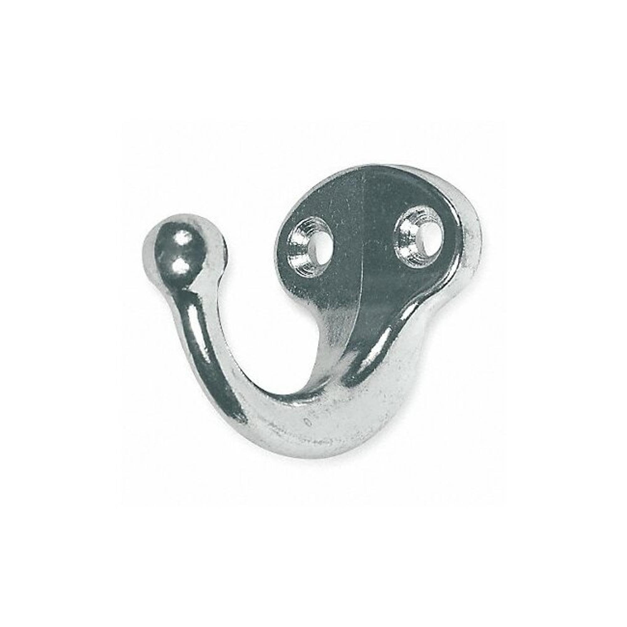 Heavy Duty Aluminum Coat and Garment Hooks - Wall Mounted Clothes Hanger for Jackets, Robes & Accessories - Perfect for Entryway, Closet & Laundry Room Organization