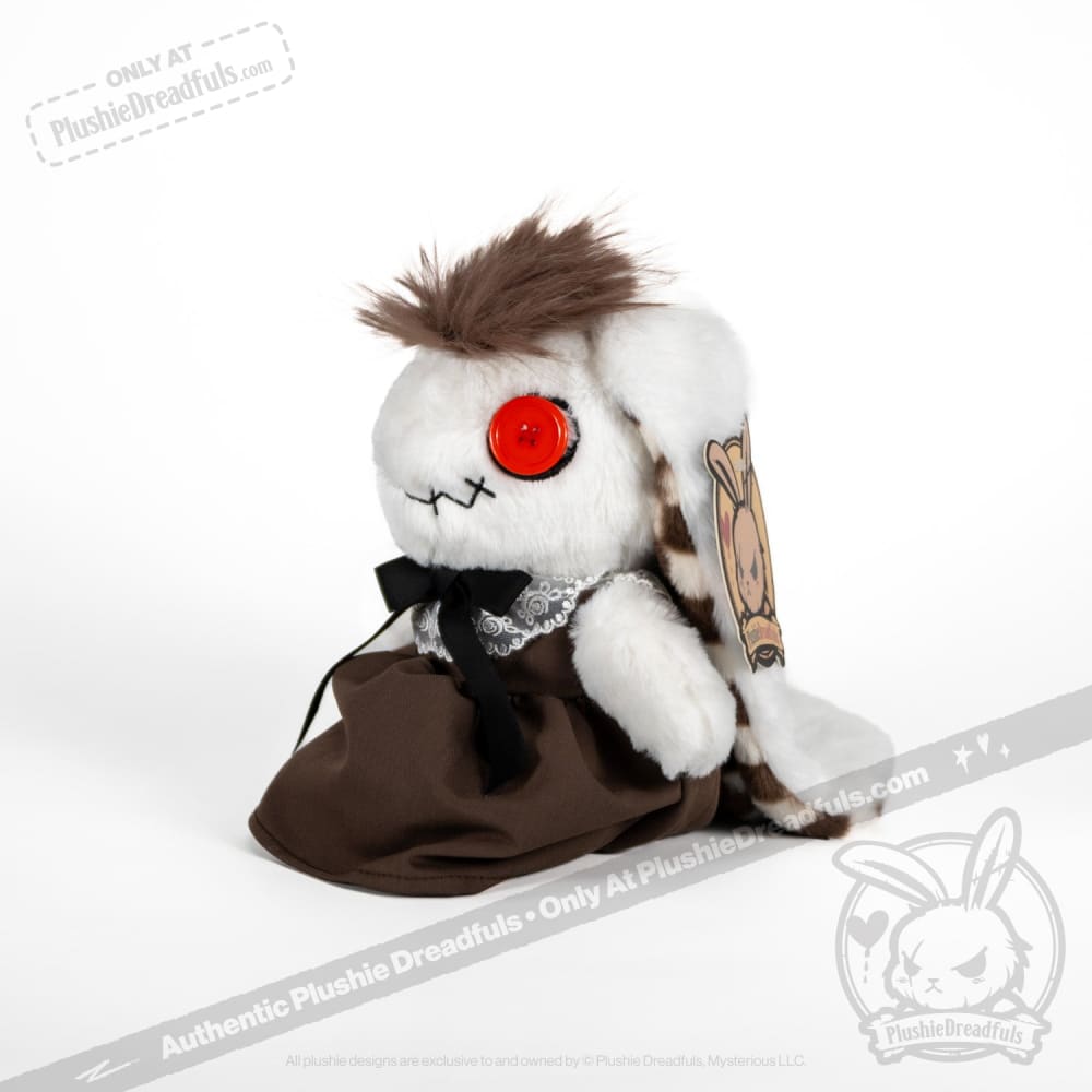 Plushie Dreadfuls Trichotillomania Rabbit - Soft Stuffed Animal Toy for Anxiety Relief & Mental Health Support | Perfect for Therapy, Comfort, and Emotional Healing