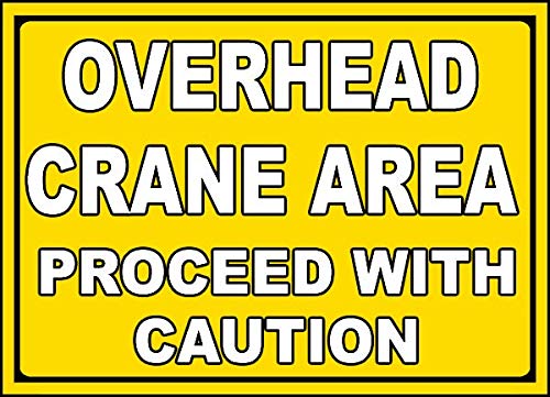 Safety and Warning Vinyl Stickers Bundle - 6 Pack Warehouse Signs (13