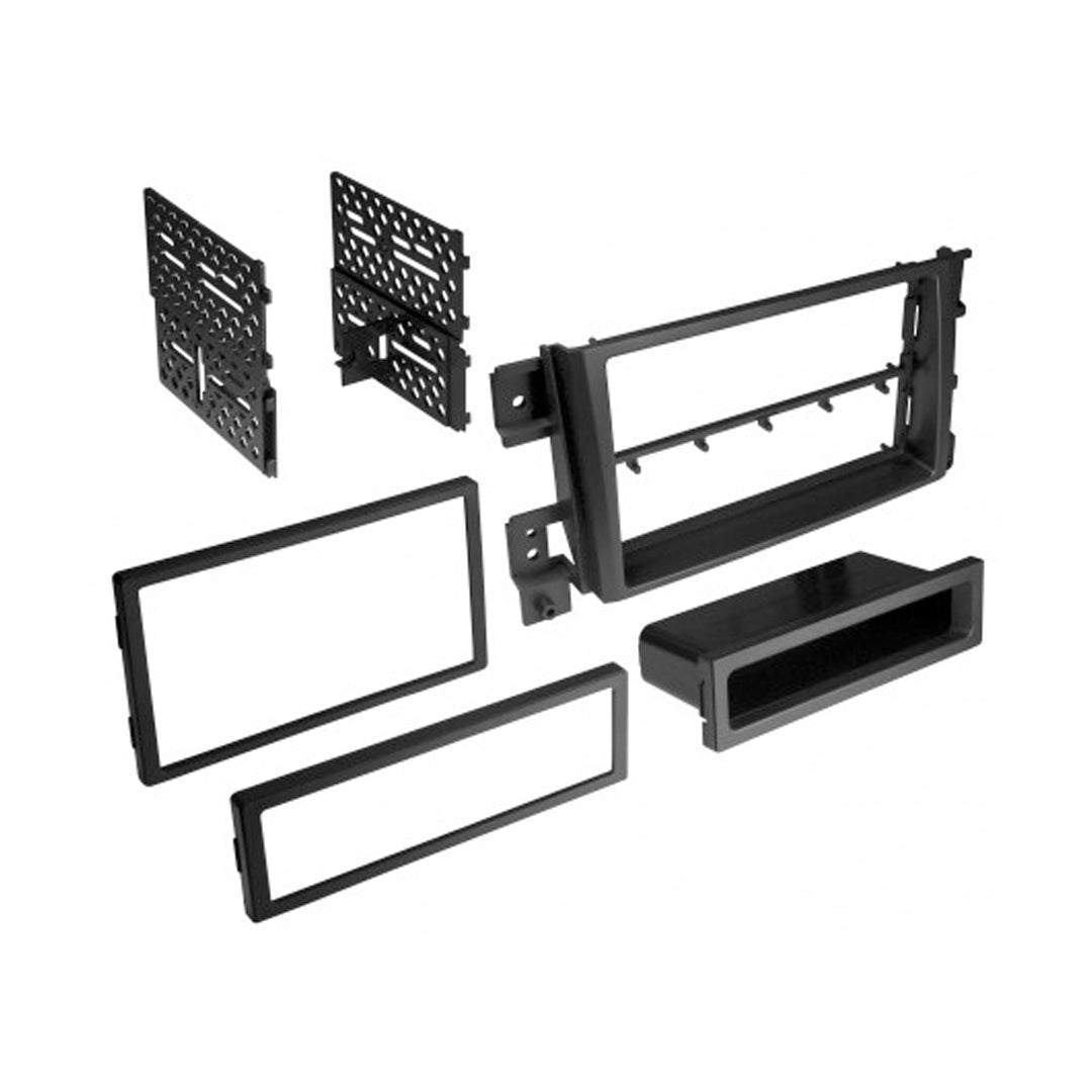 2006-2013 Suzuki Grand Vitara Car Stereo Single DIN/Double DIN Radio Installation Kit - ISO Mount with Storage Pocket | Perfect for Aftermarket Audio Upgrades & Custom Car Sound Systems