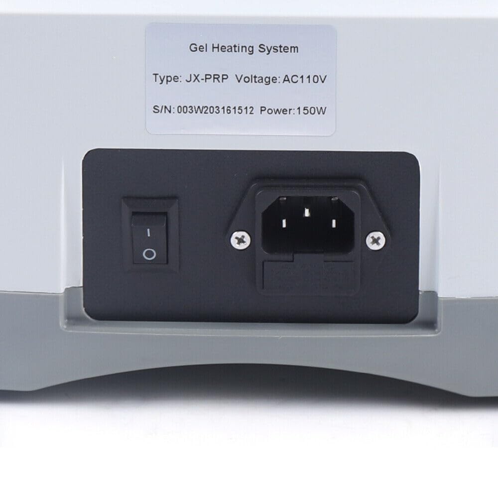 12 * 5ml PRP PPP Portable Gel Heating Machine - 110V Digital Display Gel Maker Heater for Plasma Bio-Filler Gel - Perfect for Beauty Salons, Home Use & Professional Cosmetic Treatments
