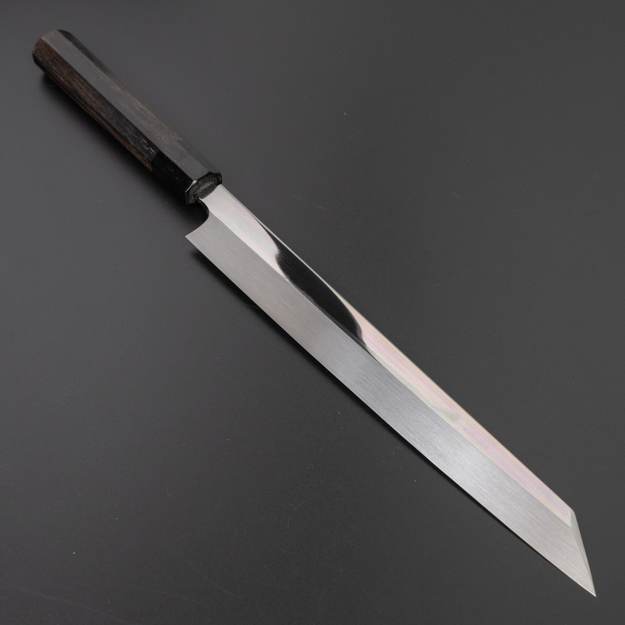 Hitohira Togashi Kambei White #1 Mizu Honyaki Kiritsuke Yanagiba 270mm Japanese Chef Knife with Taihei Ebony Handle & Saya (Limited Edition #005) - Perfect for Sushi, Sashimi & Precision Cutting