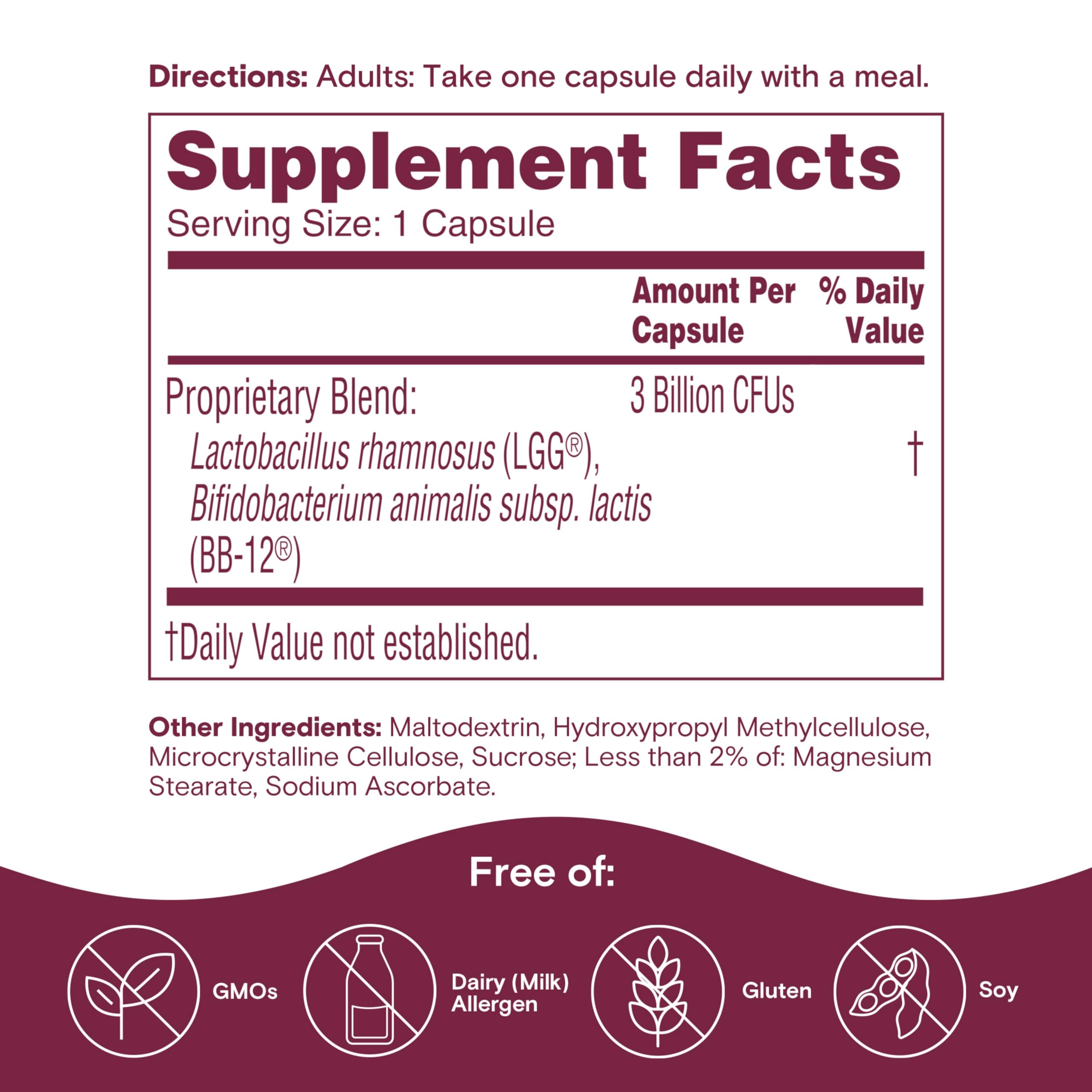 Phillips' Colon Health Probiotic Supplement - 60 Capsules for Digestive Support | Helps Relieve Occasional Gas, Bloating, Constipation & Diarrhea | 4-in-1 Formula | Daily Gut Health Support for Men & Women | Perfect for Travel, Stressful Days & Digestive Discomfort